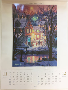 グッズ－笹倉鉄平2020年カレンダー ～笹倉鉄平ちいさな絵画館