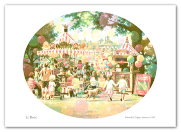 ル・ロンド 笹倉鉄平 絵画 笹倉鉄平 シルクスクリーン ドリーミング